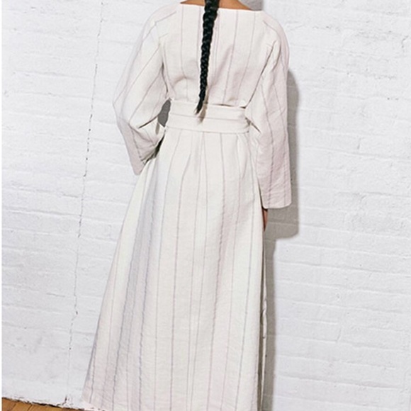 MARA HOFFMAN -  Shay belted Midi dress, long sleeve - Picture 3 of 3